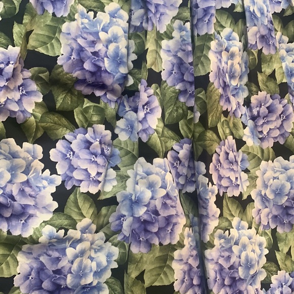 pleated floral midi skirt size 2x - Picture 2 of 3